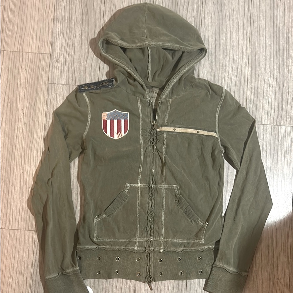 Super cool cotton stretch hoodie, Sz S